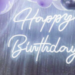 Scritta led personalizzata Happy Birthday